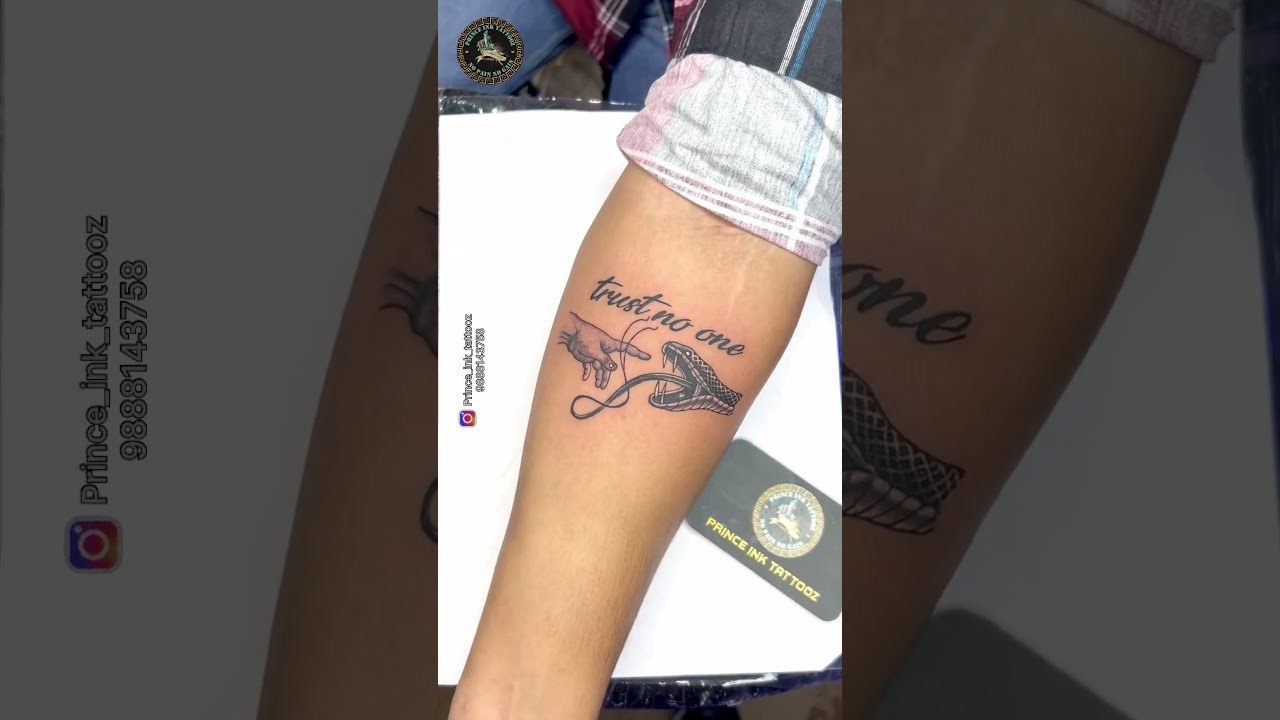 Trust No One' Realistic Temporary Tattoos | Tattoo Icon – TattooIcon